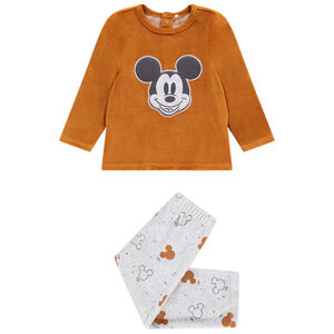 Pijama de terciopelo con estampado de Mickey Disney 