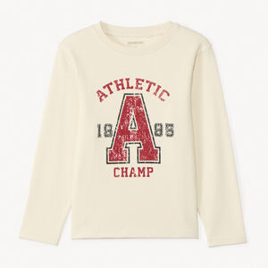 Camiseta de manga larga estampada para niño 