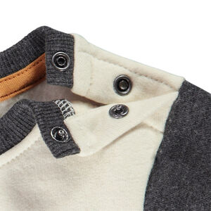 Sudadera de felpa para bebé niño + jogging liso 