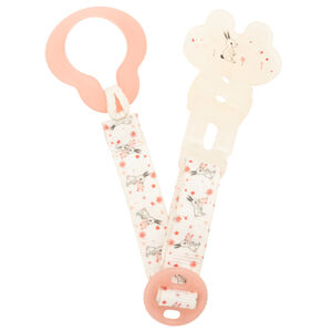 Sujeta chupetes con clip Lapin 