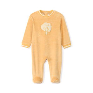 Pelele de terciopelo con parche de árbol efecto bucles 3D para bebé 