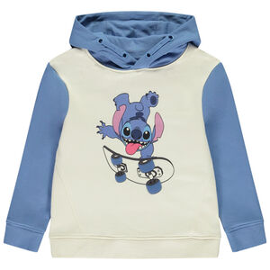 Sudadera con capucha efecto color block Stitch Disney para niño Main Sudadera con capucha efecto color block Stitch Disney para niño