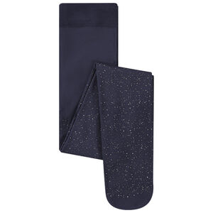 Collant fino con purpurina para niña 