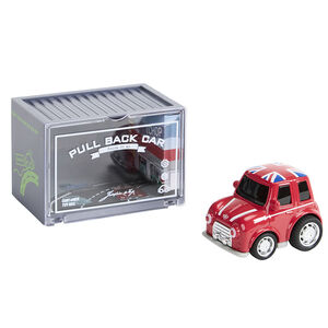 Vehículo miniatura de fricción coche inglés rojo 