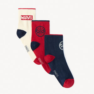 Lote de 3 pares de calcetines Spider-Man Marvel para niño 