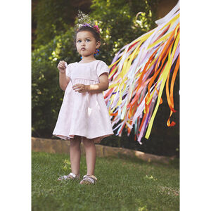 Vestido de ceremonia irisado para niña 