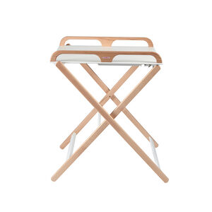 Mesa cambiador plegable Jade - bicolor natural/blanco 