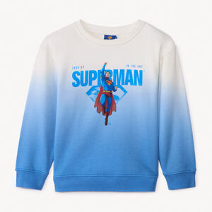 Sudadera de felpa con efecto degradado de Superman Warner para niño 
