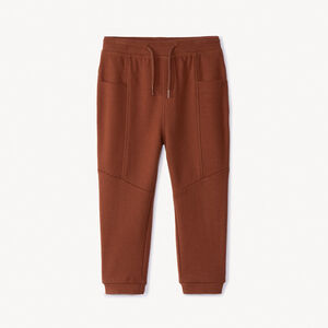 Pantalón jogging de molleton fantasía liso para bebé niño 