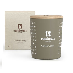 VELA AROMÁTICA 25 cl STAR COTTON CANDY 7.5x7.5x9 CM 