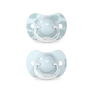 Lote de 2 chupetes de silicona SX Pro 0-6 meses dreams blue 