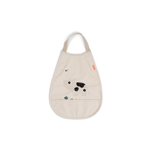 Babero ajuste elástico Tiny Farm Beige 