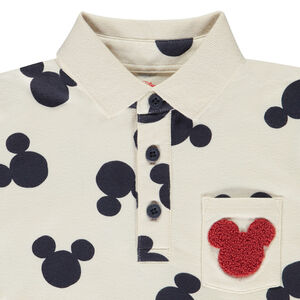 Polo de manga larga estampado Mickey Disney para niño 