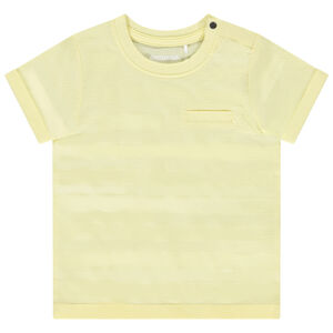 Camiseta de manga corta en jersey con efecto pop-corn para bebé niño 