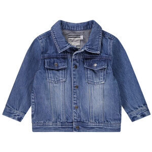 Chaqueta de denim efecto desgastado estilo worker para bebé niño 