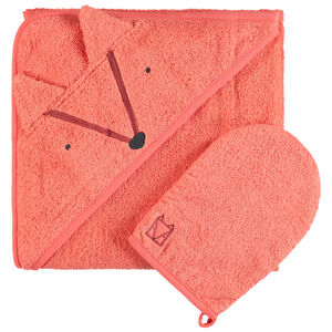 Capa de baño y manopla Ethnic Animals 