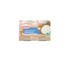 Pack 2 Yogures Naturales con leche de vaca 6M+ 