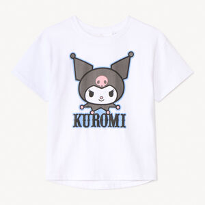 Camiseta de manga corta fantaisie Kuromi para niña 