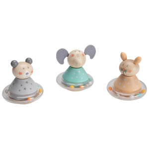 Sonajero Búho con Bolas - Conejo Naranja 