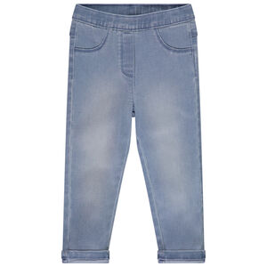 Jegging super strech en twill para bebé niña 