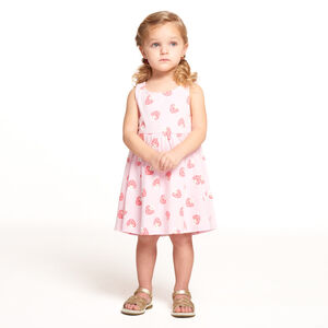 Vestido sin mangas con estampado fantasía para bebé niña 