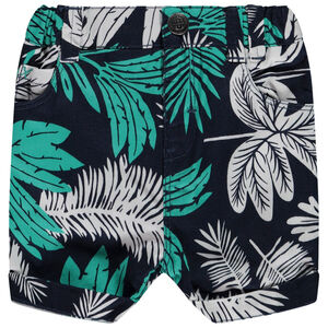 Bermuda imprimé feuillage pour bébé garçon 