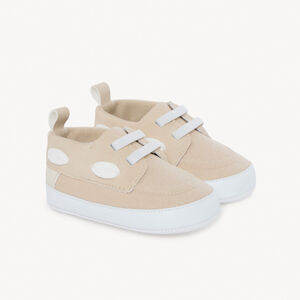 Zapatos de barco de tela para bebé niño 