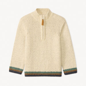 Jersey camionero de punto con efecto neps para bebé niño 