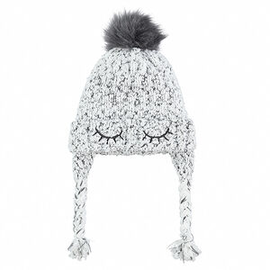 Gorro peruano de punto con detalles bordados y borla 