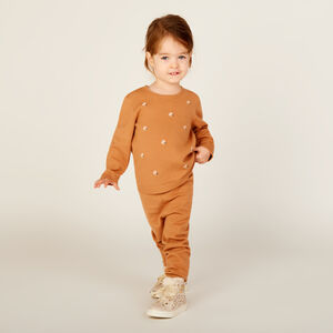 Conjunto de 2 piezas de punto total look para niña bebé 