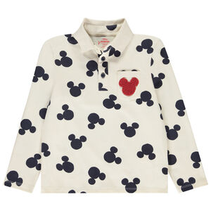 Polo de manga larga estampado Mickey Disney para niño 