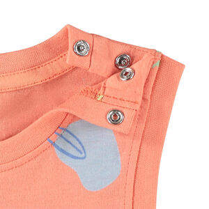 Camiseta sin mangas print fantasía para bebé niño 