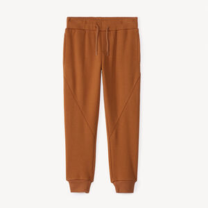 Pantalón jogging de felpa con forro sherpa liso para niño 