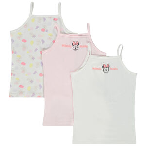Pack de 3 camisetas interiores Minnie Disney para niña 