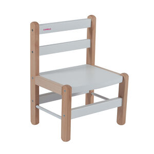 Silla infantil – bicolor natural/ blanco 