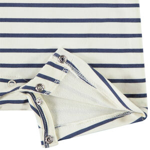 Pelele corto con parche de ballena para bebé niño 