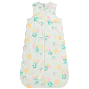 Saquito de dormir en seersucker estampado tropical TOG 0.5 para bebé niña 