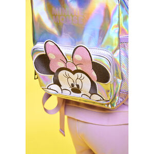 Sac à dos effet iridescent patch Minnie Disney pour fille 