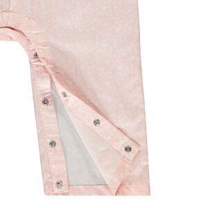 Combinaison largas smockée estampada moteada para niña 