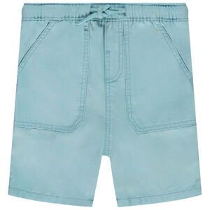 Bermudas lisas de tela para bebé niño 