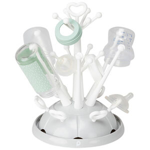 Secador de biberones árbol gris 