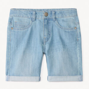 Bermudas de denim liso para niño 