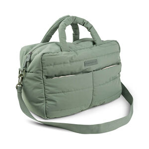 Sac à langer matelassé avec tapis vert 