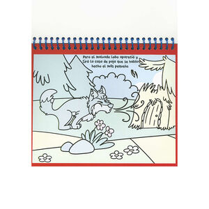 Libro con rotulador de agua "Los tres cerditos" +4 años 