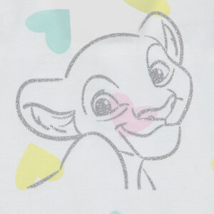 Camiseta sin mangas con estampado de corazones y print brillante Nala Disney para bebé niña 