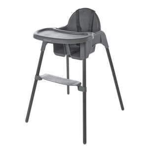 Silla alta fija 2 en 1 Capucine 2.0 gris 