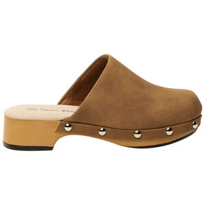 Zuecos marrones con tachuelas para niña 