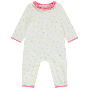 Mono largo estampado pera/cereza para bebé niña 