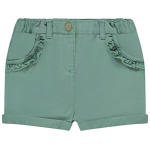 Short con bolsillos para bebé niña 