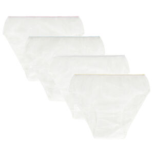 Pack de 4 braguitas desechables para maternidad talla M 